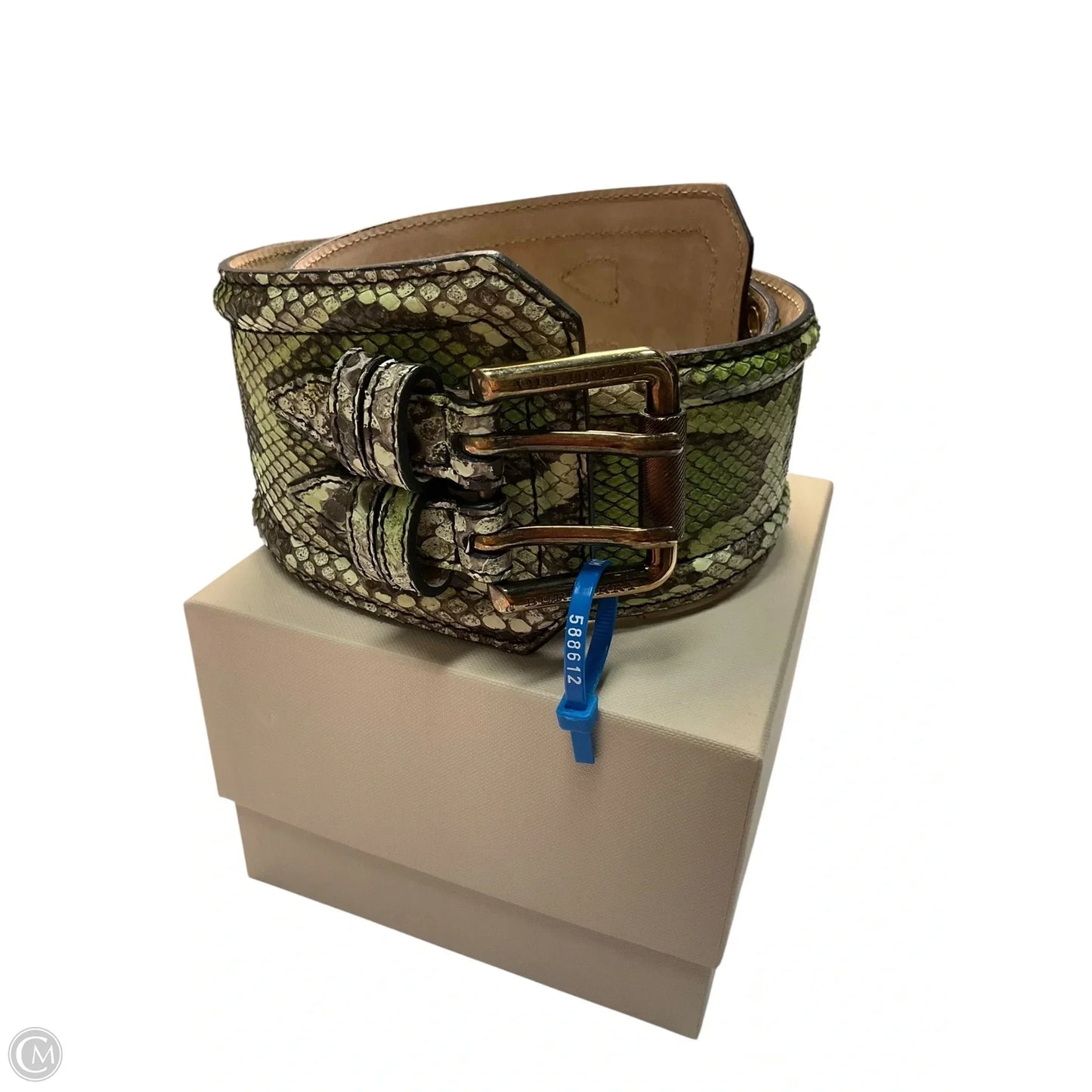 Belt Luxury Designer By Burberry, Size: Medium