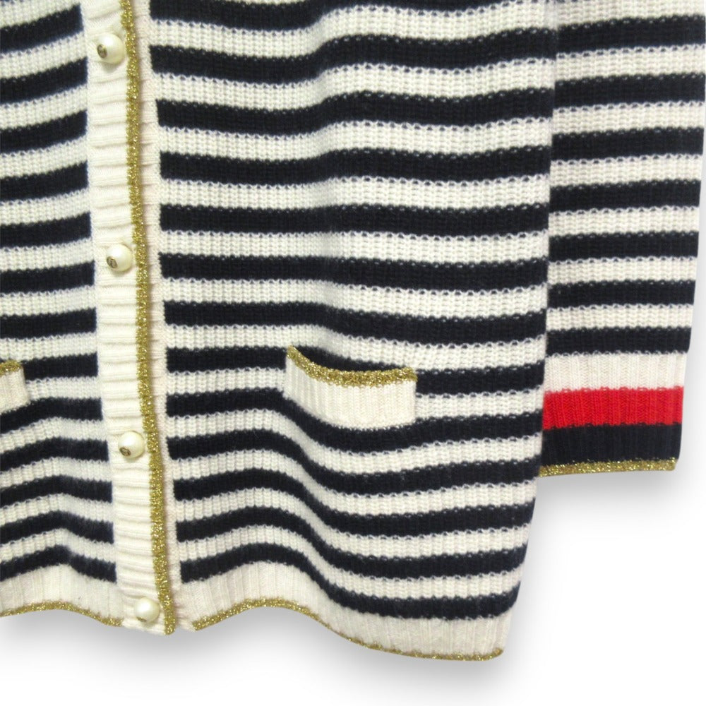 Gucci Interlocking G Wool Cashmere Knit Cardigan