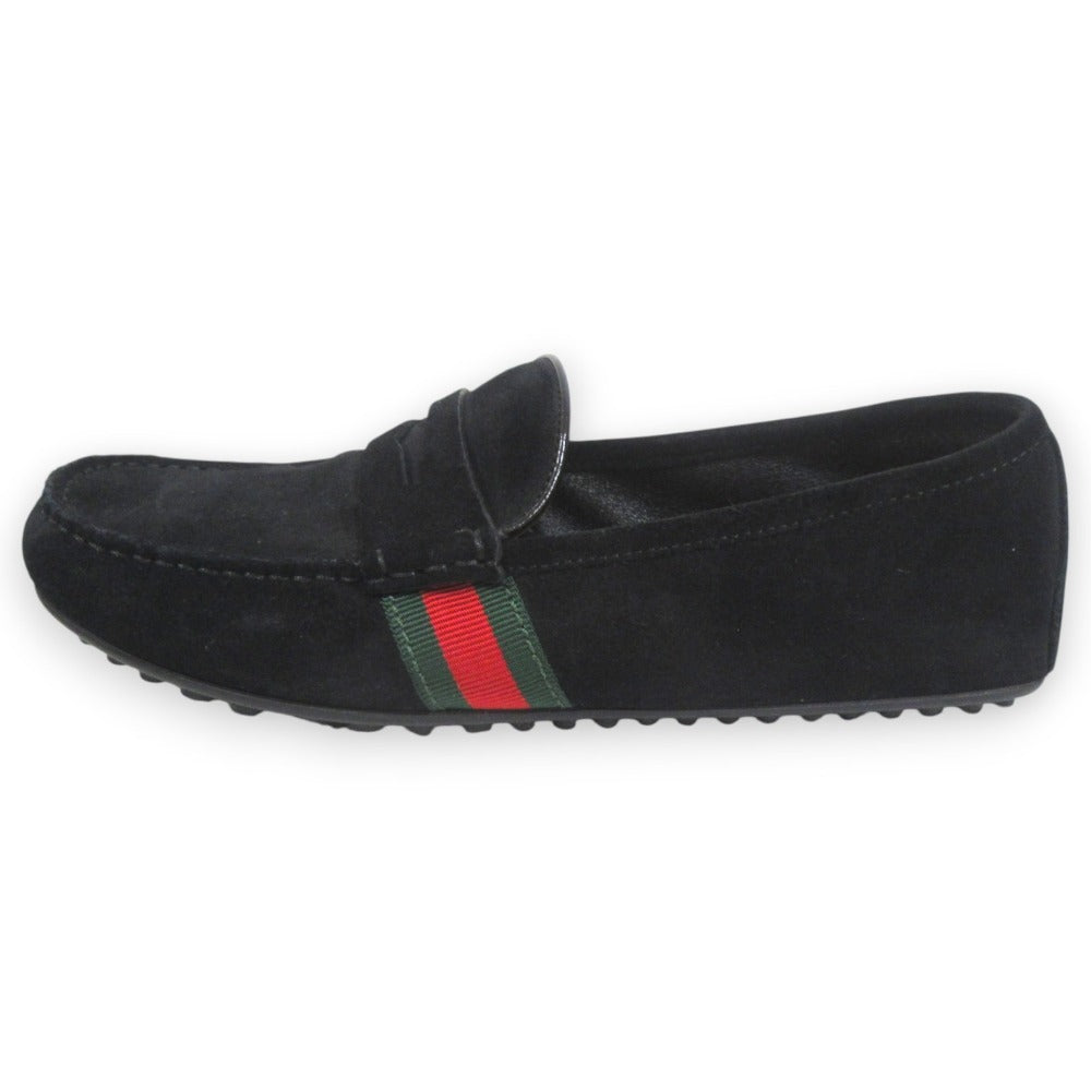 Gucci Shearling Suede Loafer