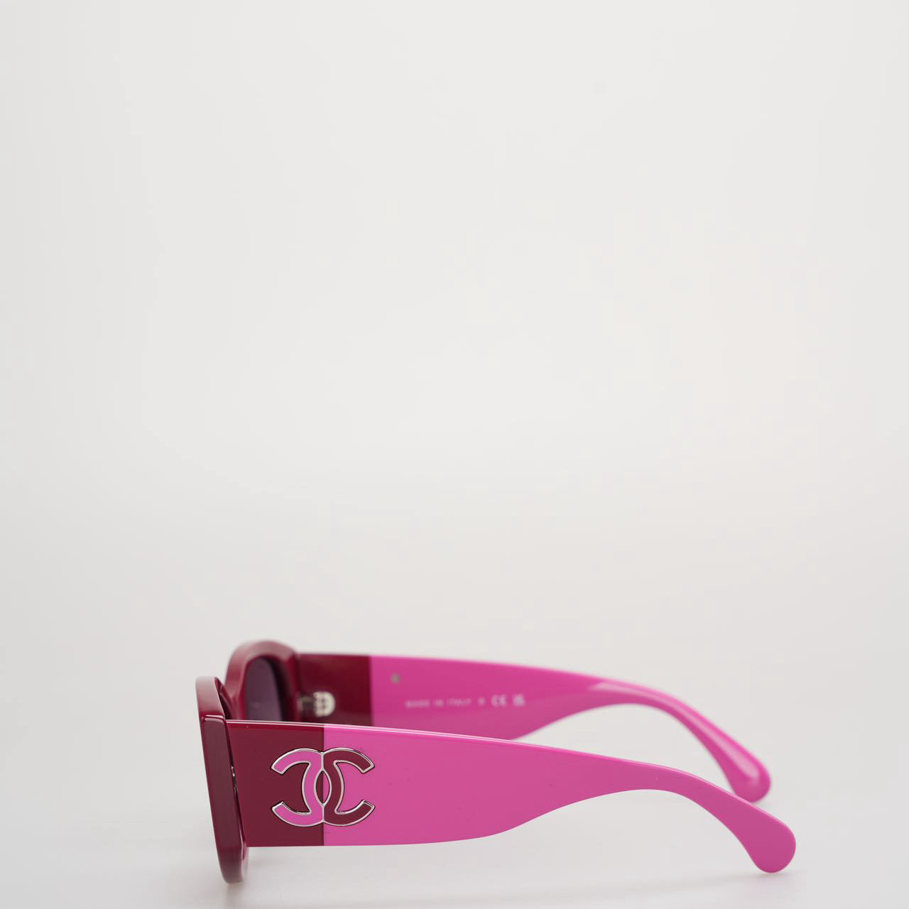 Chanel Oval Sunglasses CH5524 Red and Pink