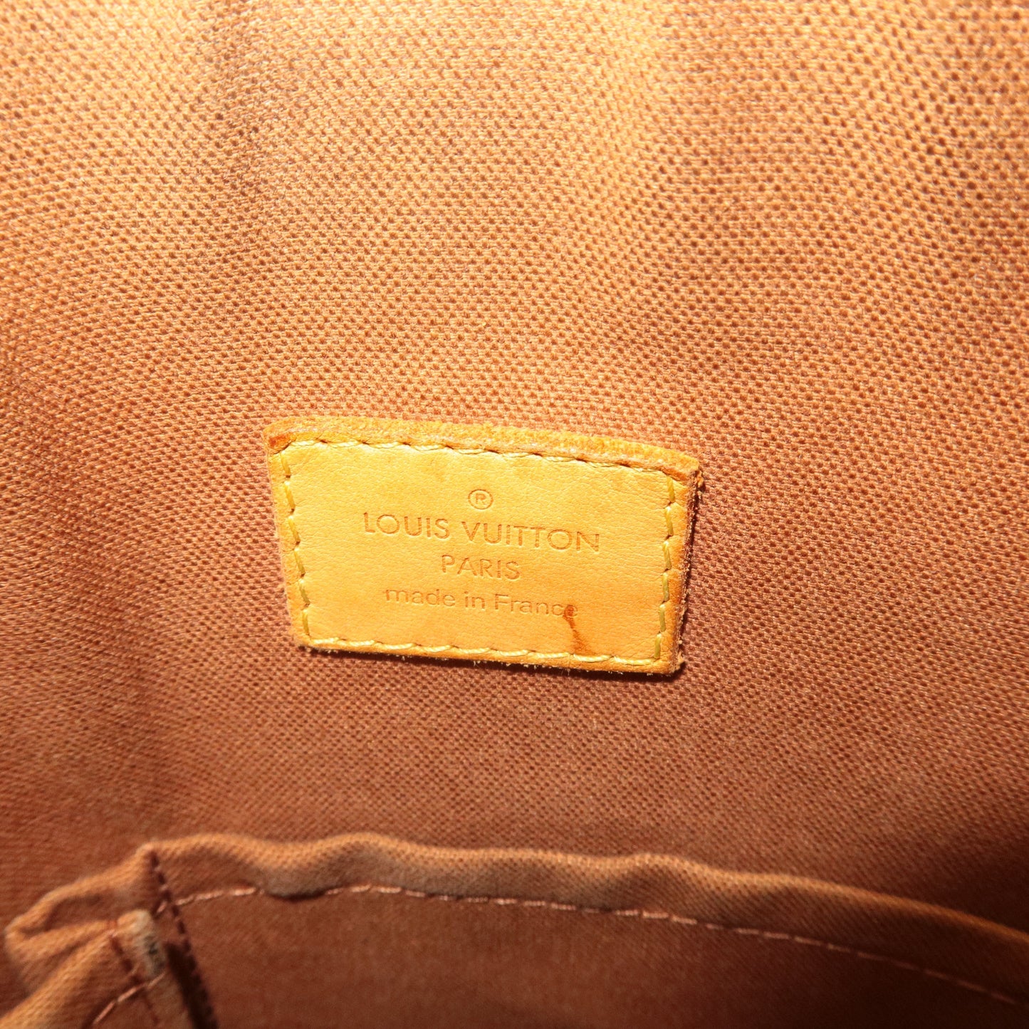Louis Vuitton Monogram Odeon MM Shoulder Bag Brown M56389