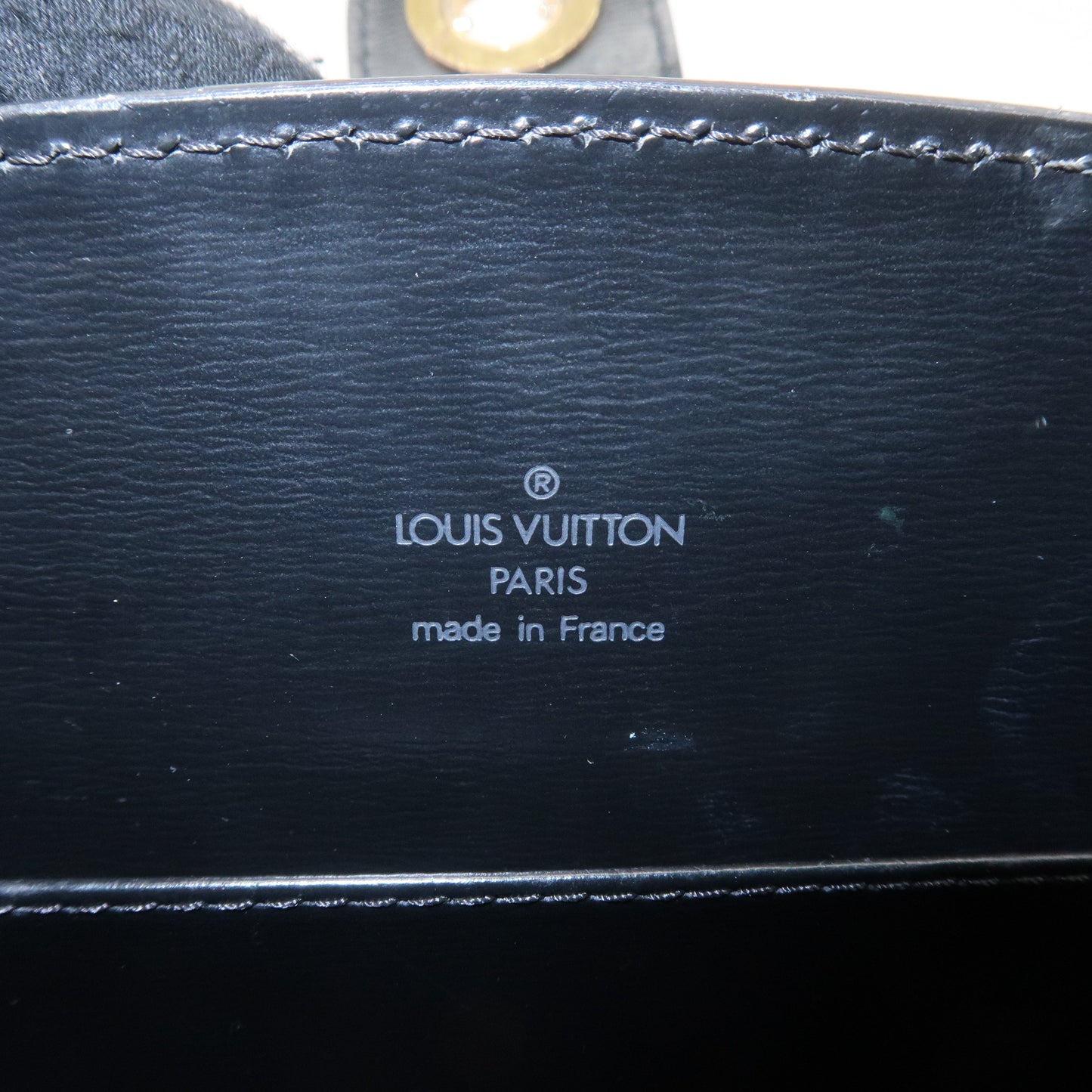 Louis Vuitton Epi Capucines Shoulder Bag Noir Black M52342