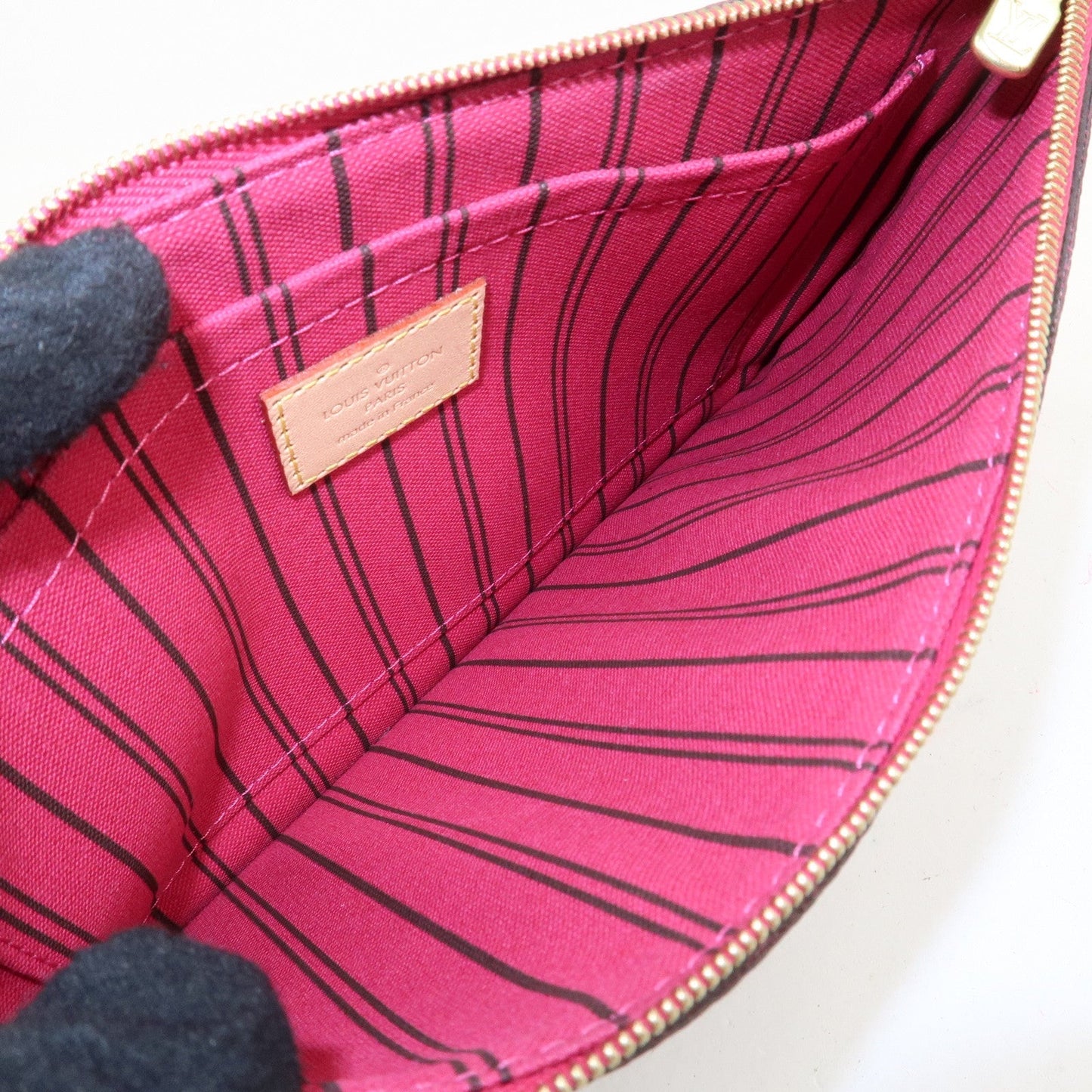 Louis Vuitton Monogram Pouch for Neverfull MM Brown