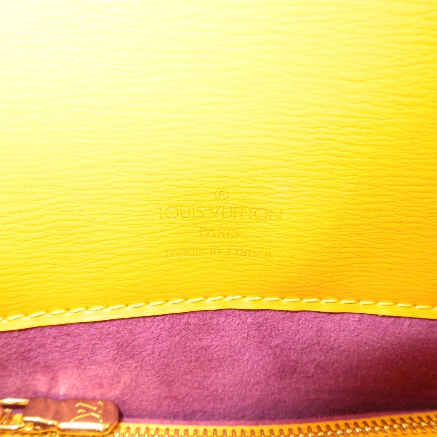 Louis Vuitton Epi Buci Shoulder Bag Tassili Yellow M52209