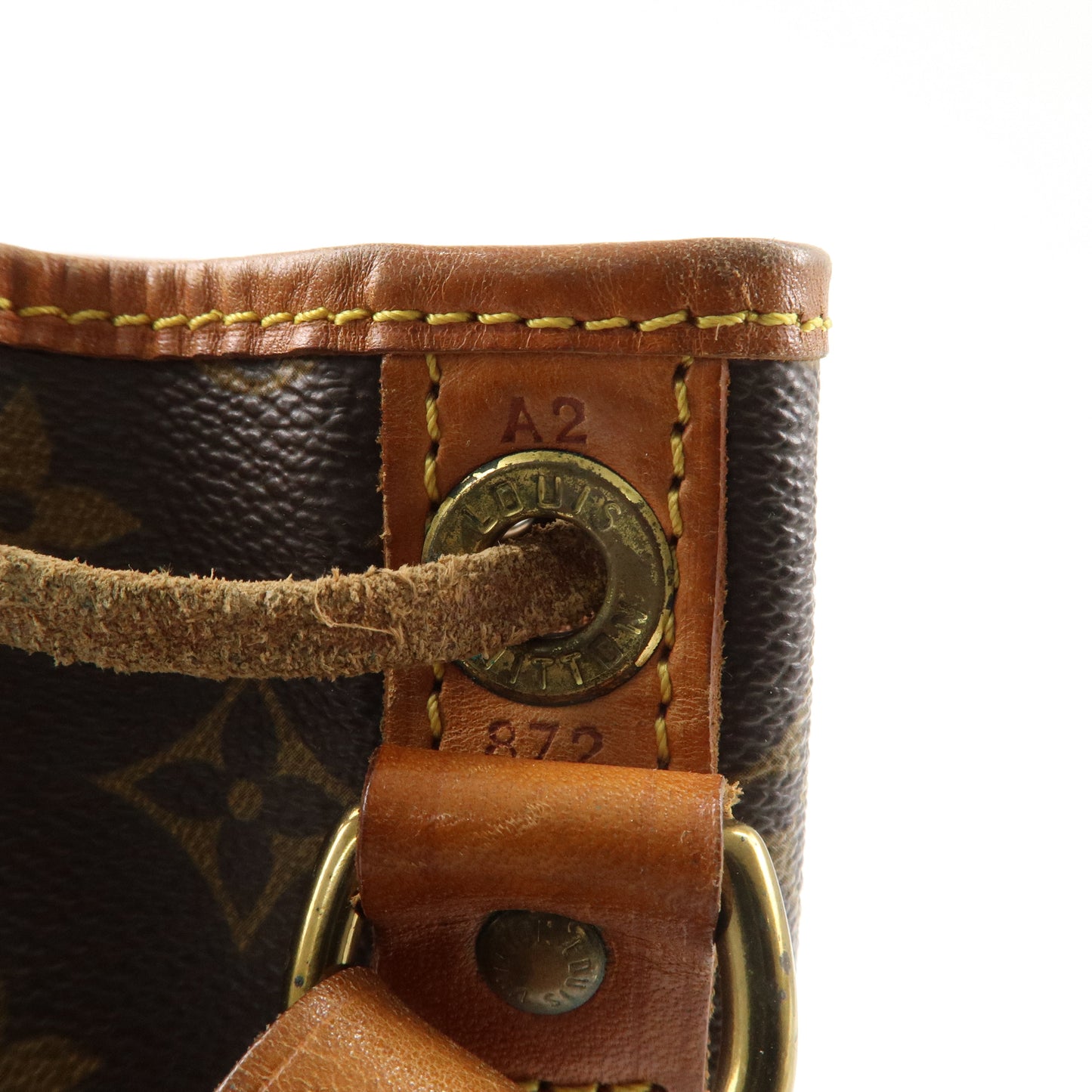 Louis Vuitton Monogram Petit Noe Shoulder Bag Brown M42226