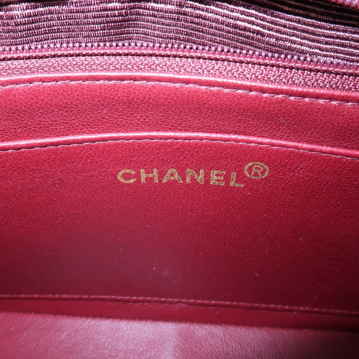 CHANEL Matelasse Lambskin Diana Chain Shoulder Bag Black A01165