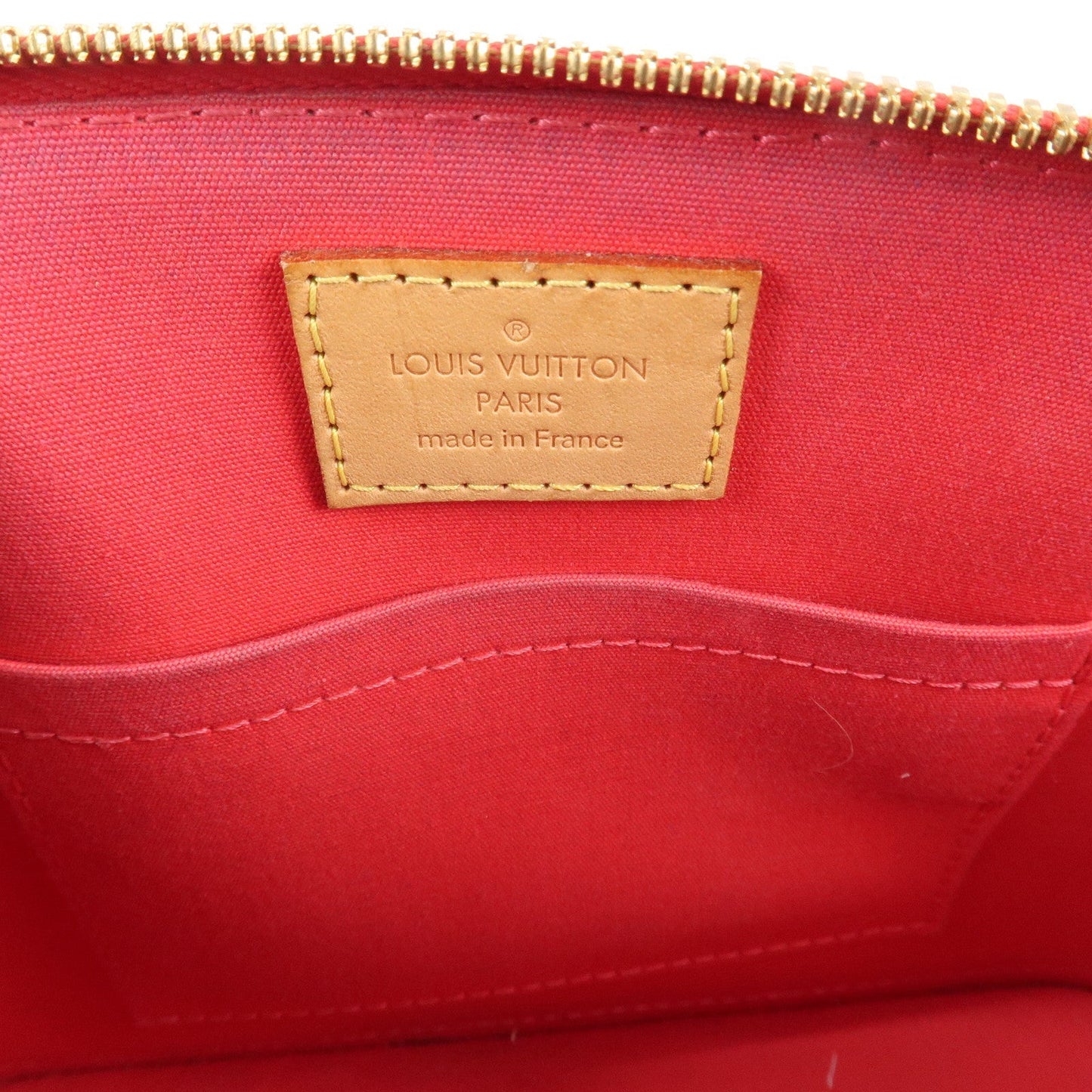 Louis Vuitton Monogram Vernis Alma BB 2Way Bag Rose Indien M91771