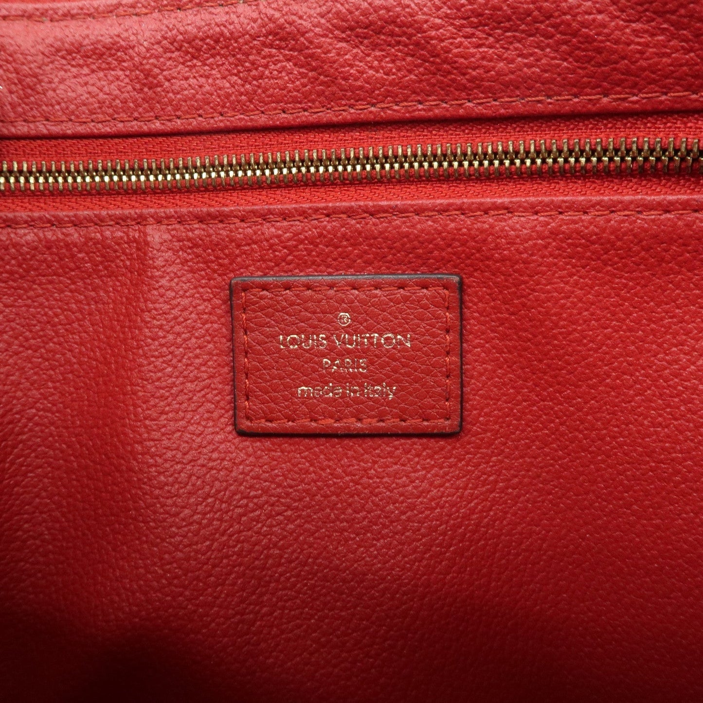 Louis Vuitton Monogram Pallas Beauty Case Brown Red M64123