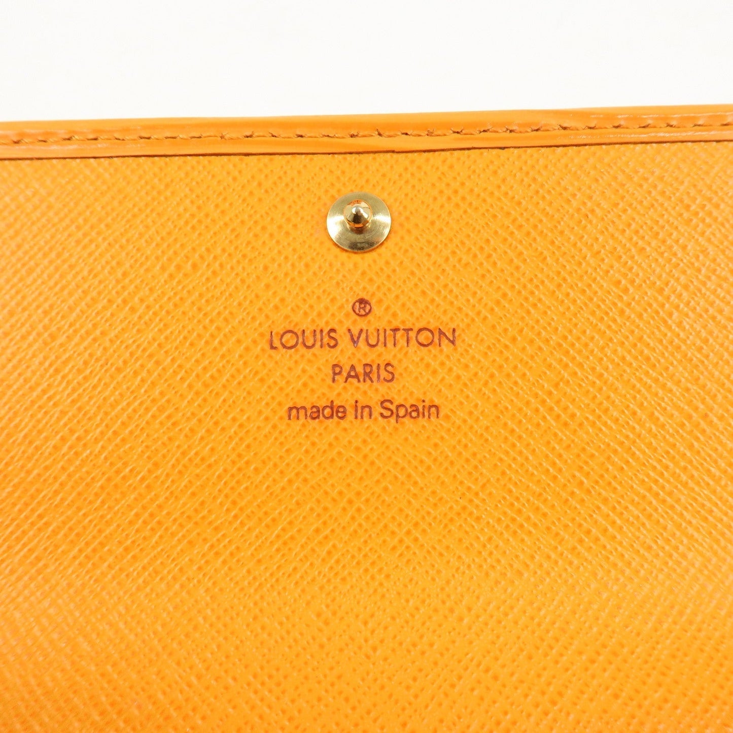 Louis Vuitton Epi Porte Tresor International Mandarin M6338H