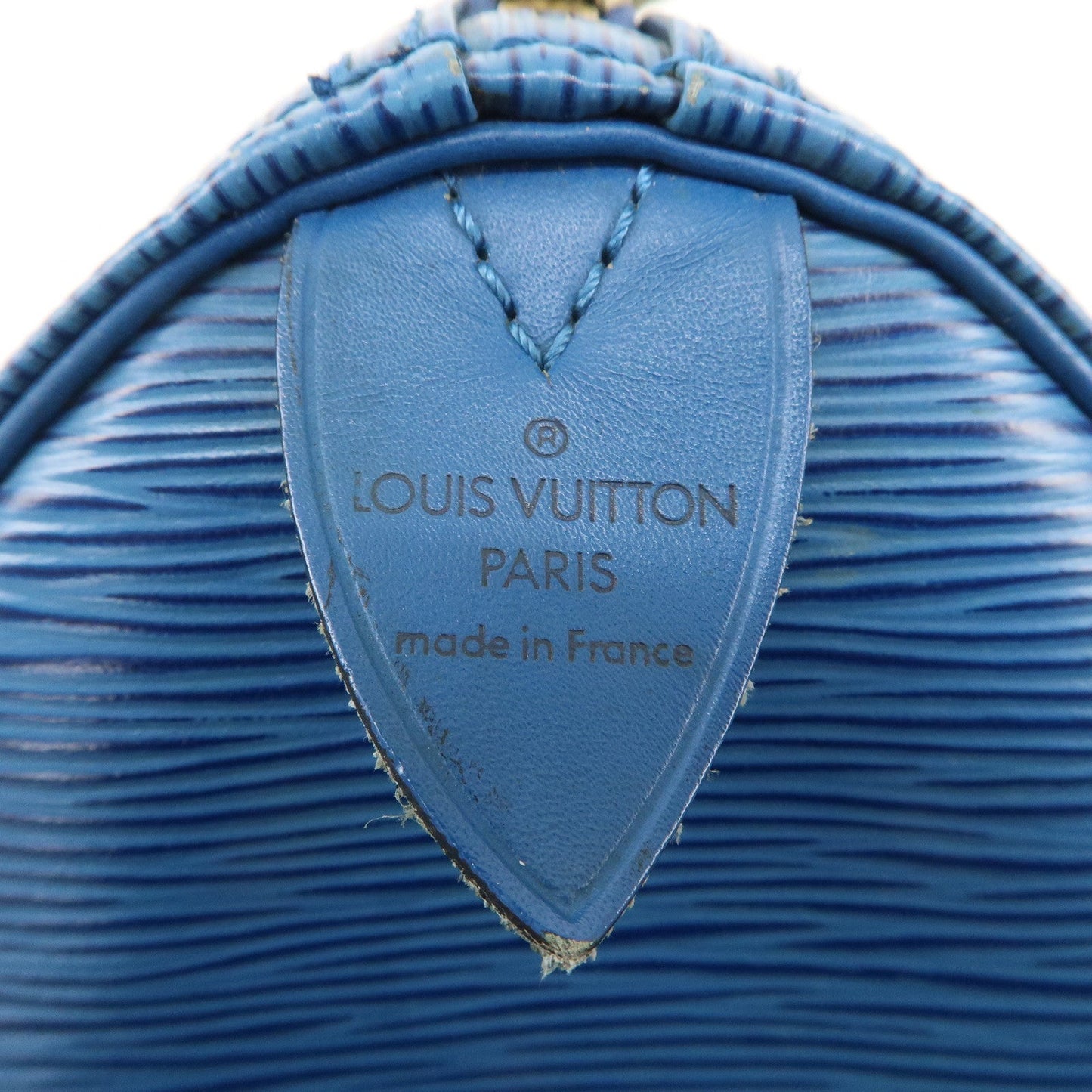 Louis Vuitton Epi Speedy 30 Hand Bag Boston Bag Blue M43005