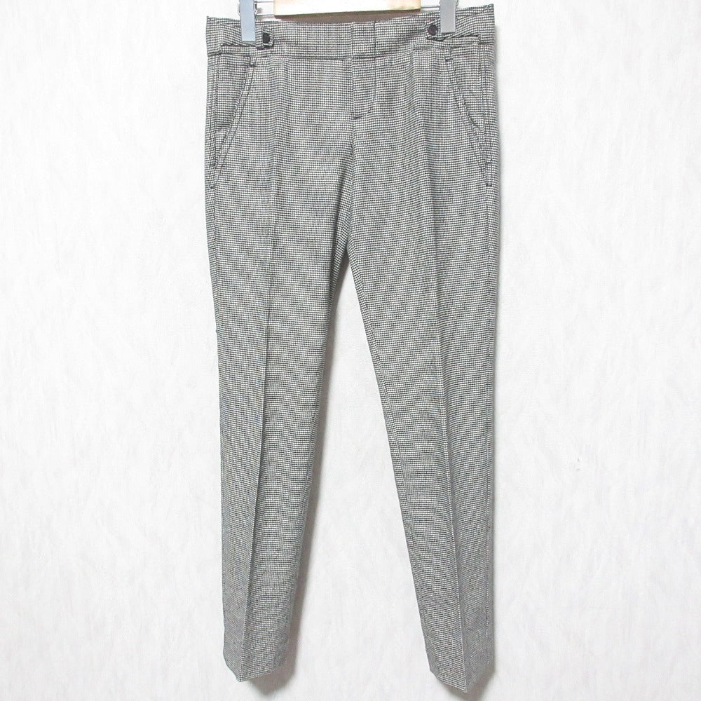 Gucci Houndstooth Wool Slim Tapered Tro rs