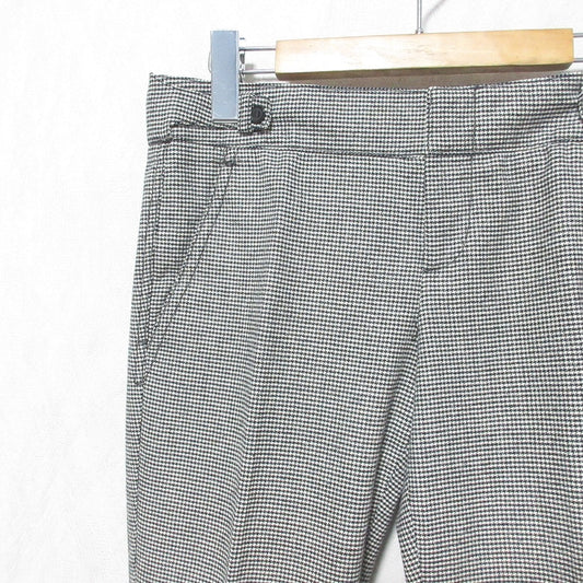Gucci Houndstooth Wool Slim Tapered Tro rs