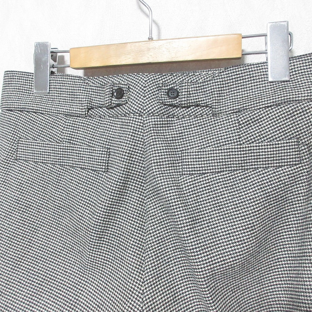 Gucci Houndstooth Wool Slim Tapered Tro rs