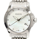 Gucci White Mother of Pearl G-Timeless Watch YA126504