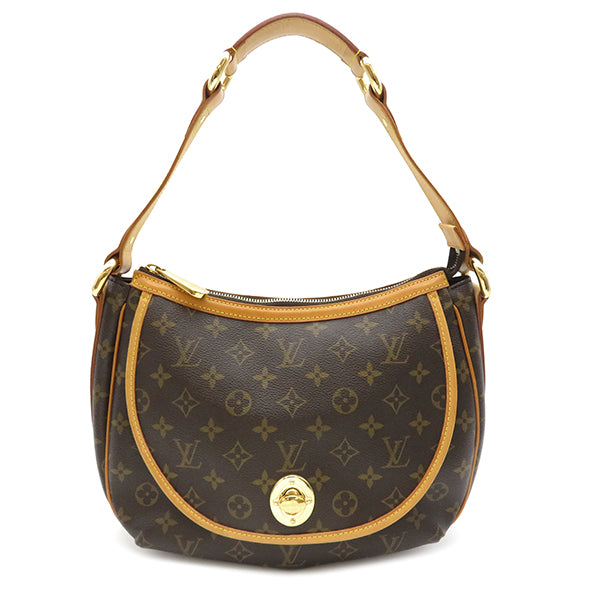 Louis Vuitton Turam PM Monogram Shoulder Bag Brown