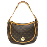 Louis Vuitton Turam PM Monogram Shoulder Bag Brown