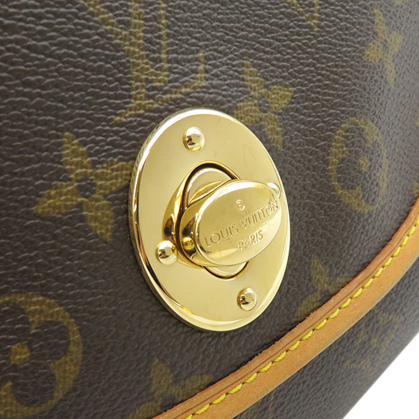 Louis Vuitton Turam PM Monogram Shoulder Bag Brown