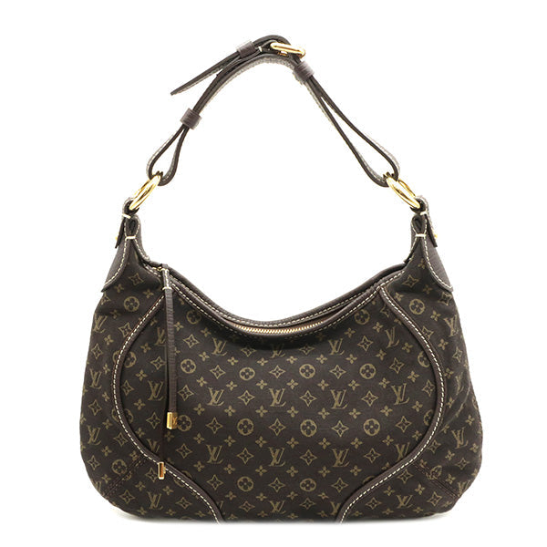 Louis Vuitton Shoulder Bag Manon PM Ebene Brown