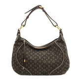 Louis Vuitton Shoulder Bag Manon PM Ebene Brown