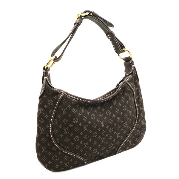 Louis Vuitton Shoulder Bag Manon PM Ebene Brown