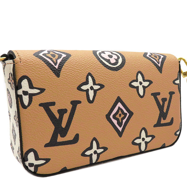 Louis Vuitton Shoulder Bag Multi Pochette Felicie Beige