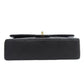 CHANEL Around 1990 Made Classic Flap Chain Bag 25Cm Black