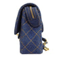 CHANEL Around 1997 Made Denim Classic Flap Backpack Indigo