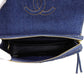 CHANEL Around 1997 Made Denim Classic Flap Backpack Indigo