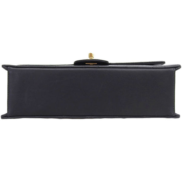 CHANEL Around 1997 Made Classic Flap Chain Bag Black