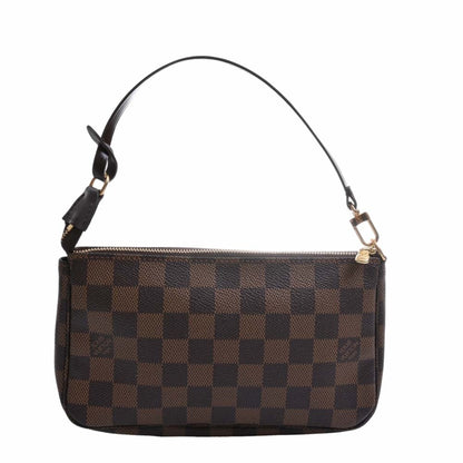 Louis Vuitton Pochette Accessoire  Canvas Clutch Bag