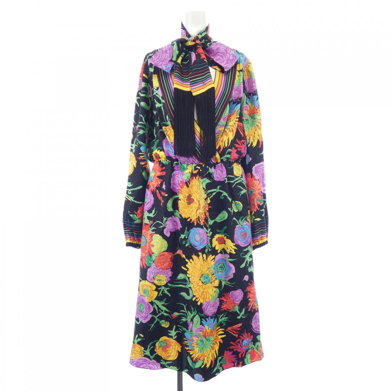 Gucci 650508 ZAGJU Silk Dress