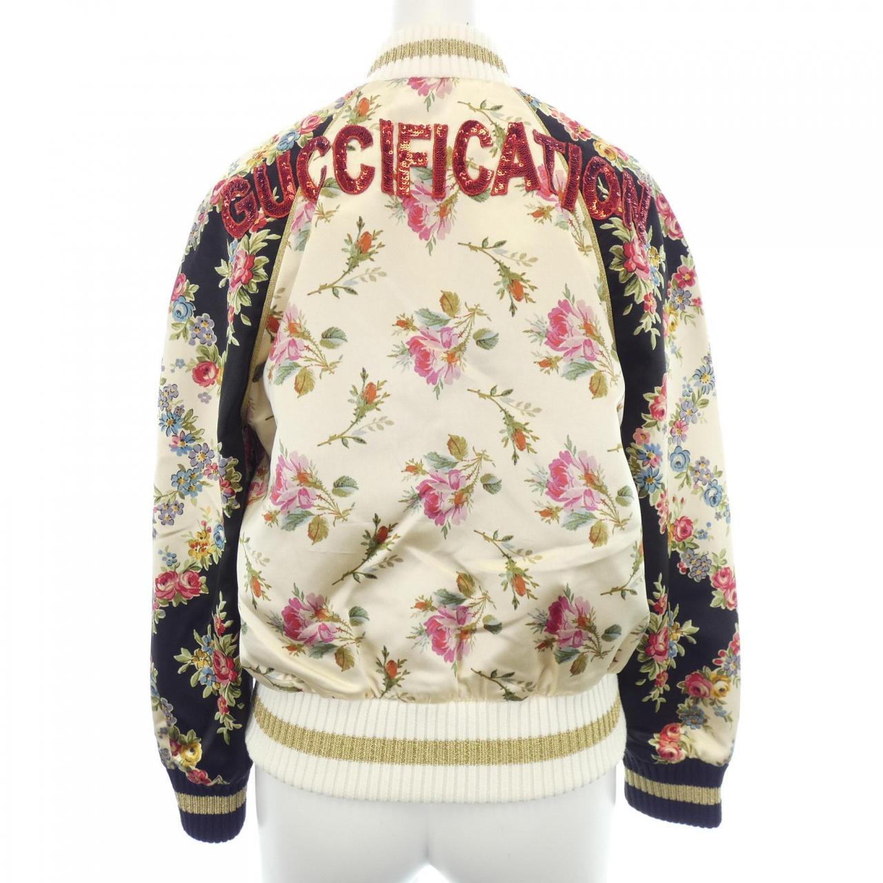Gucci 100% Silk Blouson