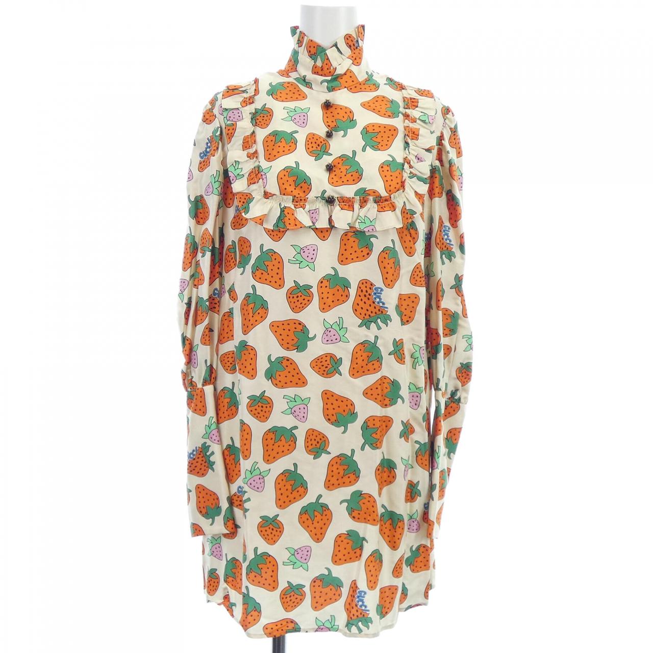 Gucci 560584 ZABEP Silk Dress