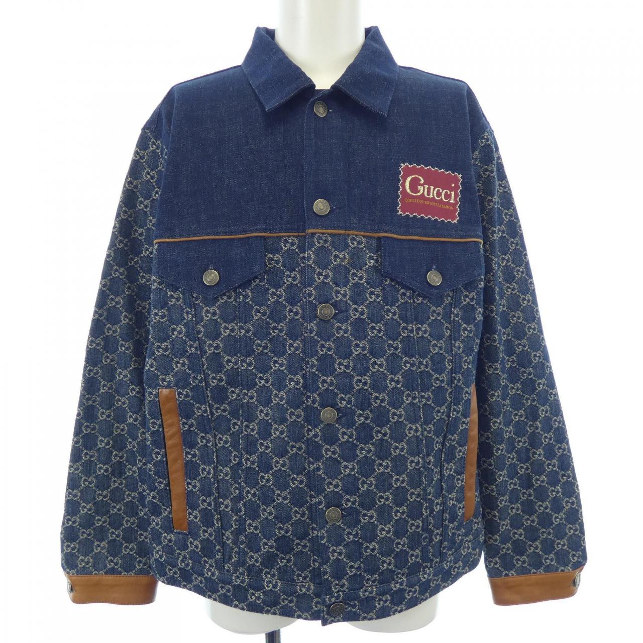Gucci Washed Organic Denim Denim Jacket