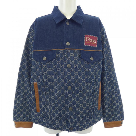 Gucci Washed Organic Denim Denim Jacket