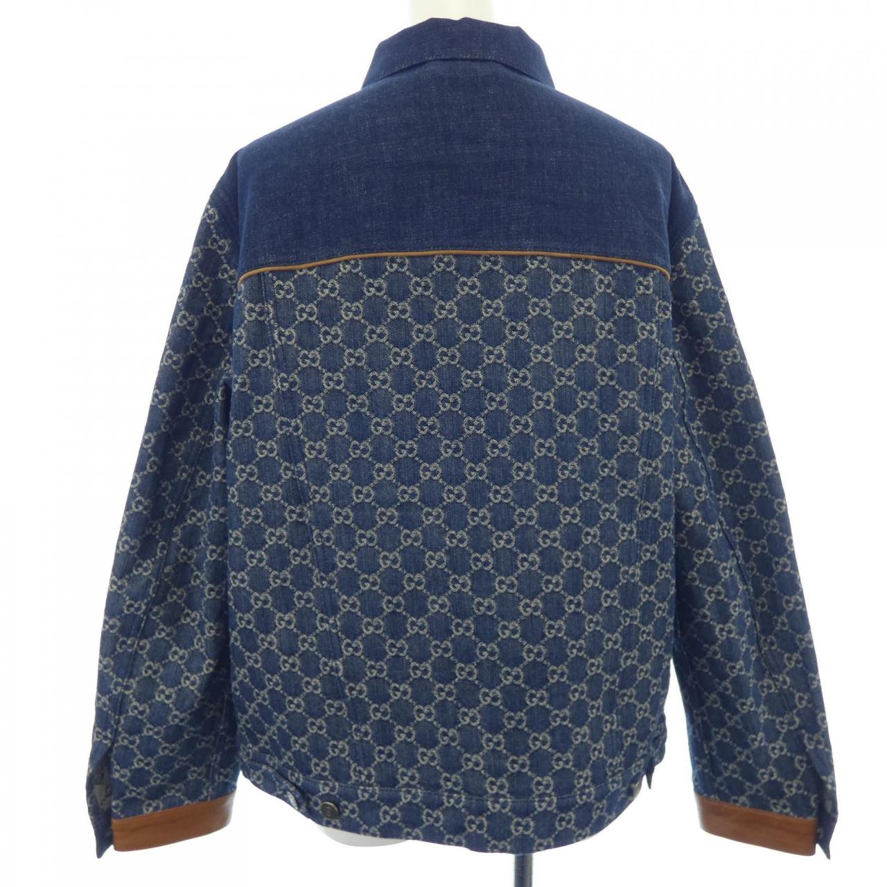 Gucci Washed Organic Denim Denim Jacket