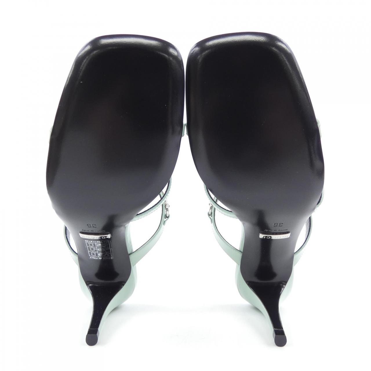 Gucci Horsebit Leather Slide Sandals