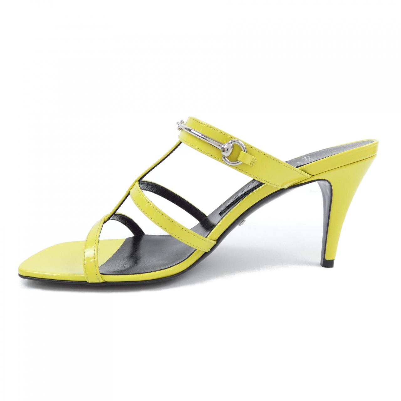 Gucci Horsebit Leather Slide Sandals