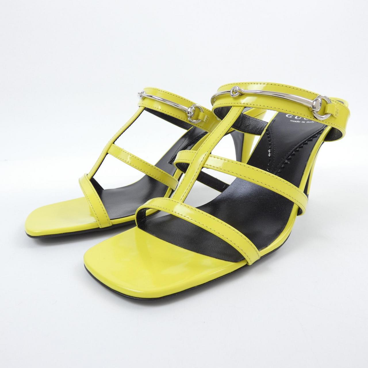 Gucci Horsebit Leather Slide Sandals