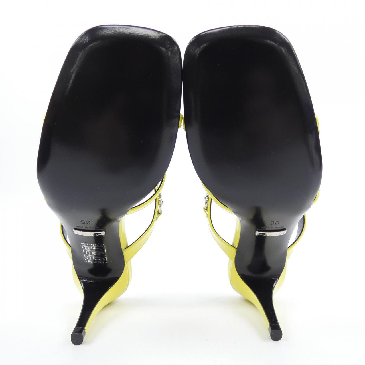 Gucci Horsebit Leather Slide Sandals