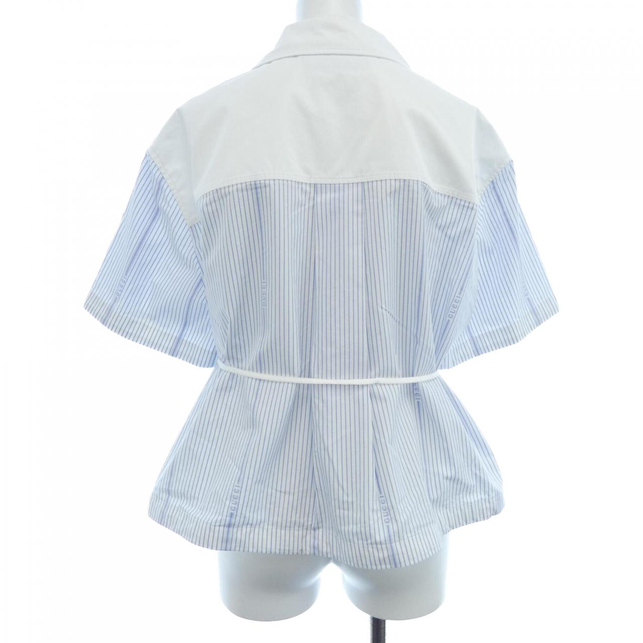 Gucci Cotton Fil Coupé S/S Shirt