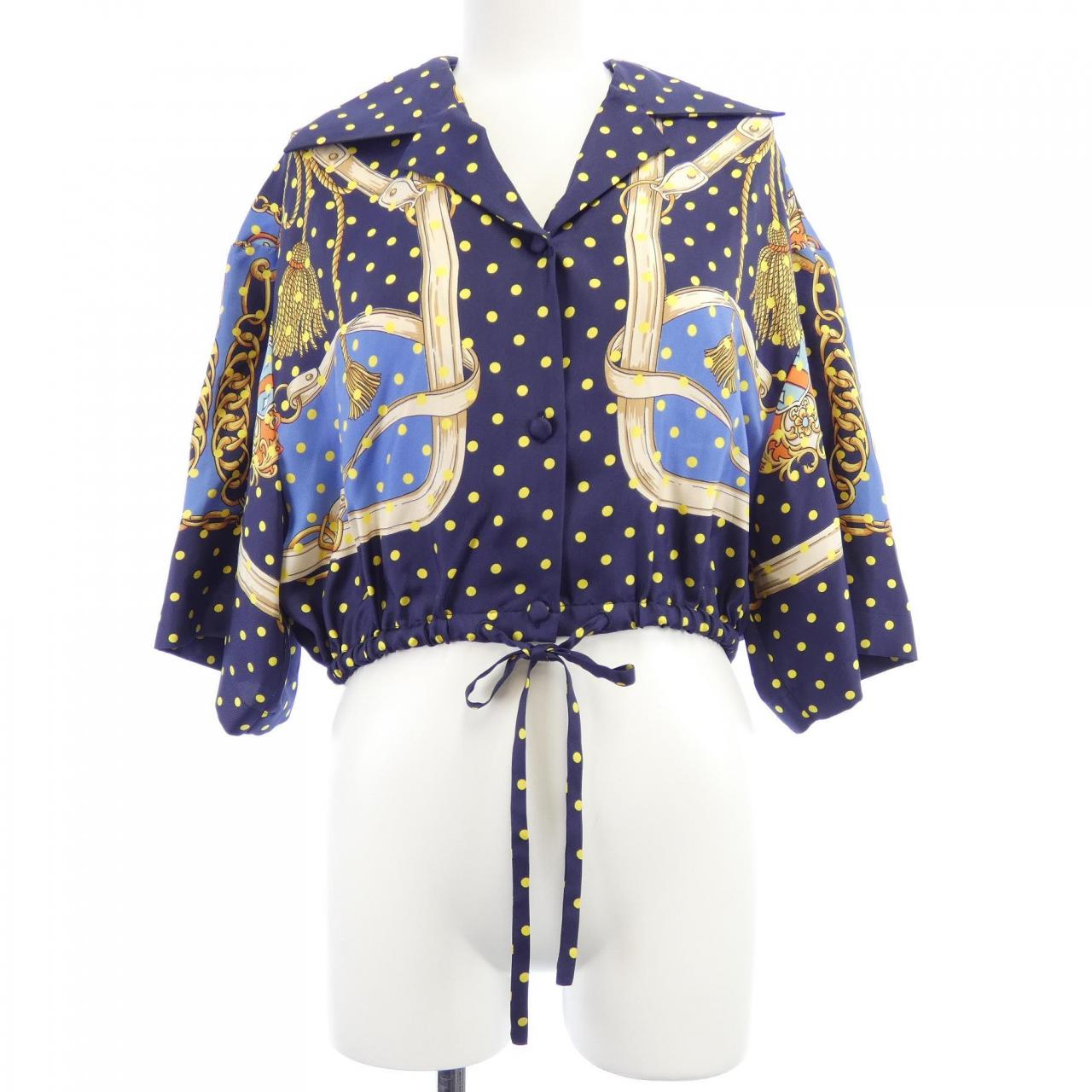 Gucci 744796 ZANUR Silk Shirt