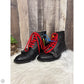 Boots Luxury Designer By Gucci In Black, Size: 9