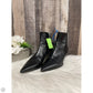 Boots Luxury Designer By Prada In Black, Size: 6.5