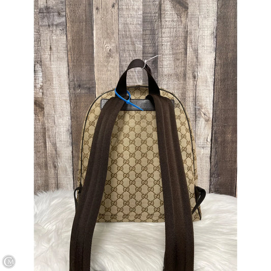 Backpack Luxury Designer By Gucci, Size: Medium