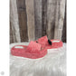 Slippers Luxury Designer By Gucci In Pink, Size: 6