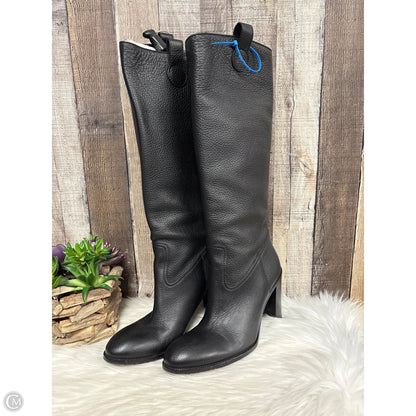 Boots Luxury Designer By Gucci In Black, Size: 10.5