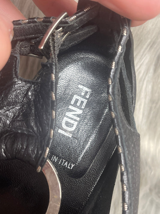 Shoes Designer By Fendi In Black, Size: 8.5
