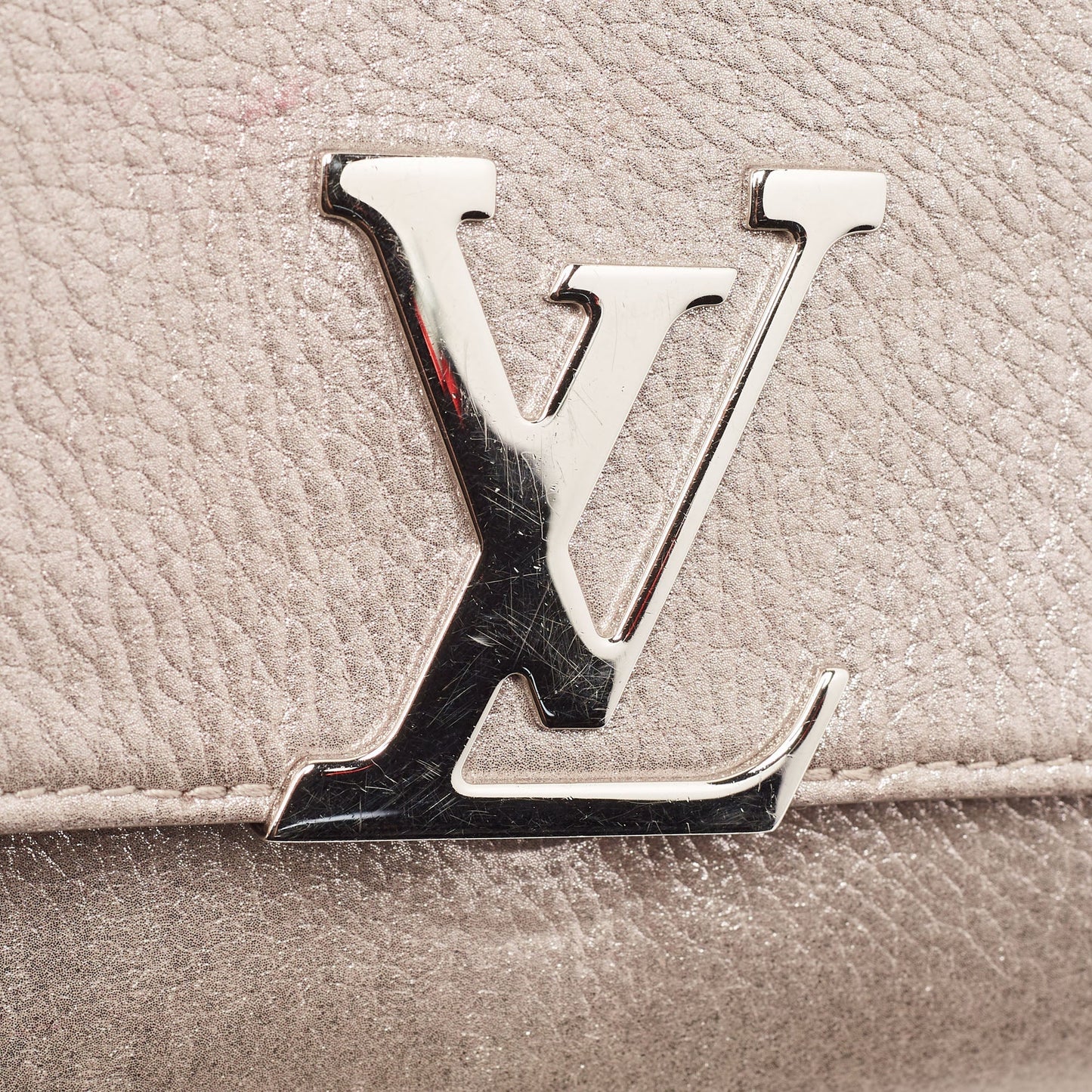 Louis Vuitton  Iridescent Leather Chain Louise Clutch