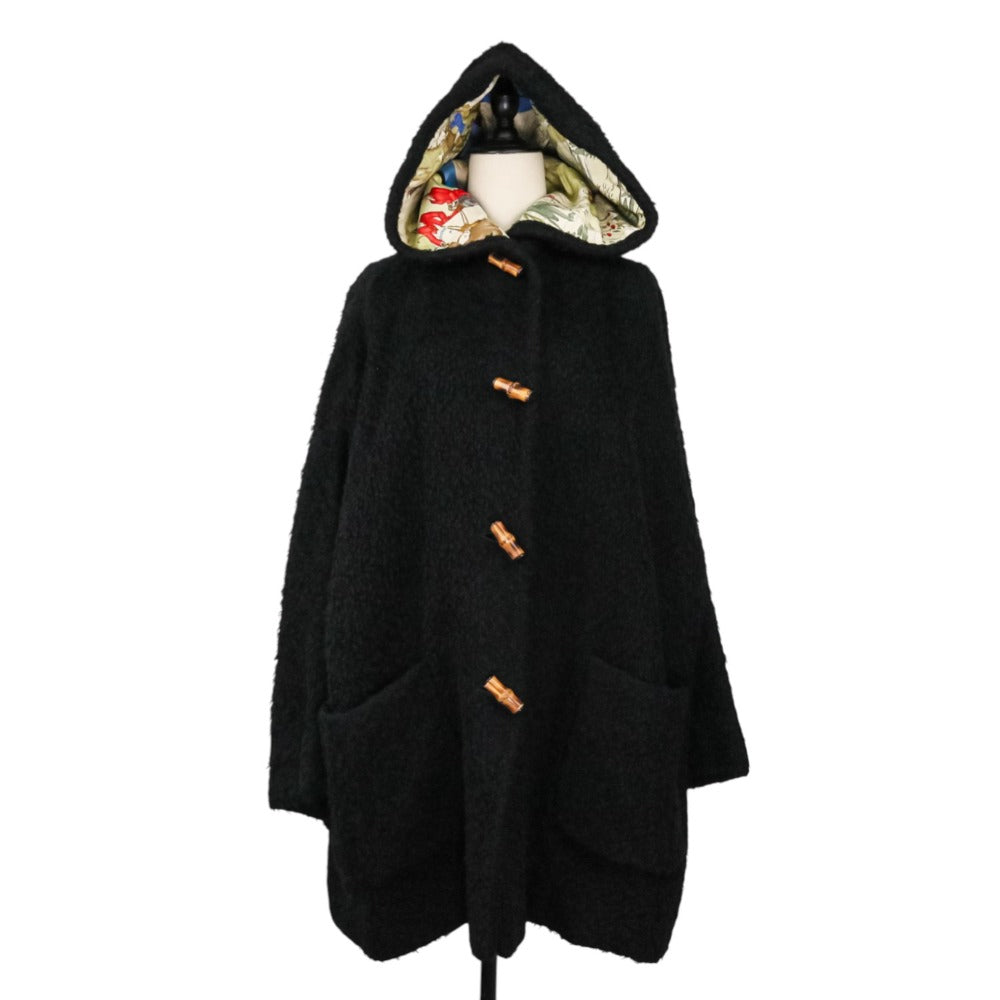 Gucci Bamboo Button Mohair Coat